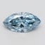 0.68 Ct. Fancy Vivid Blue Marquise Lab Grown Diamond