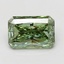 2.10 Ct. Fancy Vivid Green Radiant Lab Grown Diamond