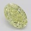 4.12 Ct. Fancy Intense Yellow Oval Diamond