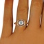 The Yona Ring, smalltop view on a hand