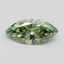 1.06 Ct. Fancy Vivid Green Marquise Lab Grown Diamond