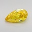 1.01 Ct. Fancy Vivid  Yellow Pear Lab Grown Diamond