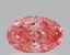 0.79 Ct. Fancy Vivid Pink Oval Lab Grown Diamond