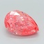 2.20 Ct. Fancy Vivid Pink Pear Lab Grown Diamond