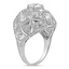 The Bhavna Ring, smalltop view on a hand