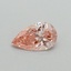 0.30 Ct. Fancy Vivid Pink Pear Lab Grown Diamond