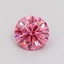 0.55 Ct. Fancy Vivid Pink Round Lab Grown Diamond
