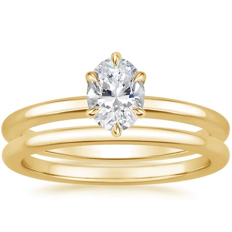 18K Yellow Gold Esme Bridal Set