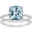 18KW Aquamarine Luxe Viviana Diamond Bridal Set (1/2 ct. tw.), smalltop view