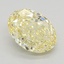 5.20 Ct. Fancy Intense Yellow Oval Lab Grown Diamond