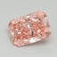 1.03 Ct. Fancy Vivid Pink Radiant Lab Grown Diamond