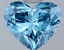 0.70 Ct. Fancy Vivid Blue Heart Lab Grown Diamond