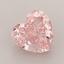 1.52 Ct. Fancy Intense Pink Heart Lab Grown Diamond