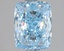 2.11 Ct. Fancy Vivid Blue Cushion Lab Grown Diamond