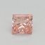 0.50 Ct. Fancy Intense Pink Princess Lab Grown Diamond
