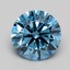 2.00 Ct. Fancy Vivid Blue Round Lab Grown Diamond