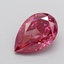 4.79 Ct. Fancy Vivid  Pink Pear Lab Grown Diamond