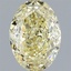 2.08 Ct. Fancy Yellow Oval Lab Grown Diamond