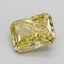5.04 Ct. Fancy Intense Yellow Radiant Lab Grown Diamond