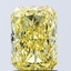 2.06 Ct. Fancy Vivid Yellow Radiant Lab Grown Diamond