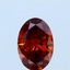 0.50 Ct. Fancy Vivid Brownish Orange Oval Lab Grown Diamond