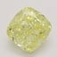 3.32 Ct. Fancy Intense Yellow Cushion Diamond
