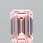 1.52 Ct. Fancy Intense  Pink Emerald Lab Grown Diamond
