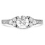 Hand-Engraved Diamond Trio Bridal Set, smallview