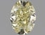 0.71 Ct. Fancy Intense Yellow Oval Diamond