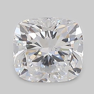Cushion diamond — real photo