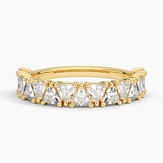 Trillion Cut Lab Diamond Ring