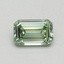 0.54 Ct. Fancy Intense Green Emerald Lab Grown Diamond