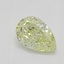 0.60 Ct. Fancy Light Yellow Pear Diamond