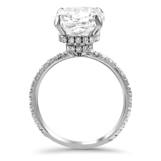 Custom Double Surprise Halo Diamond Ring