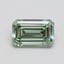 0.71 Ct. Fancy Intense Green Emerald Lab Grown Diamond