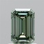 1.12 Ct. Fancy Vivid Green Emerald Lab Grown Diamond