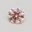 0.81 Ct. Fancy Intense Pink Round Lab Grown Diamond