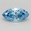 0.62 Ct. Fancy Vivid Blue Marquise Lab Grown Diamond