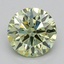 1.07 Ct. Fancy Intense  Green Round Lab Grown Diamond
