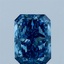 1.57 Ct. Fancy Vivid Blue Radiant Lab Grown Diamond