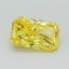0.60 Ct. Fancy Vivid Yellow Radiant Lab Grown Diamond