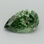 1.01 Ct. Fancy Vivid Green Pear Lab Grown Diamond