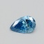 0.53 Ct. Fancy Vivid Blue Pear Lab Grown Diamond