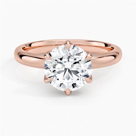 14K Rose Gold Esme 2.5mm Solitaire Ring
