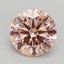 2.80 Ct. Fancy Intense Pink Round Lab Grown Diamond