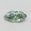 0.54 Ct. Fancy Intense Green Marquise Lab Grown Diamond