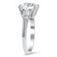 The Bel Air Ring, smalltop view on a hand