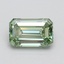 0.96 Ct. Fancy Intense Pacific Green Emerald Lab Grown Diamond
