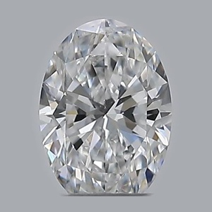 Oval diamond — real photo