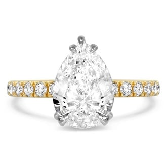 Custom Multiple Prong Diamond Ring
